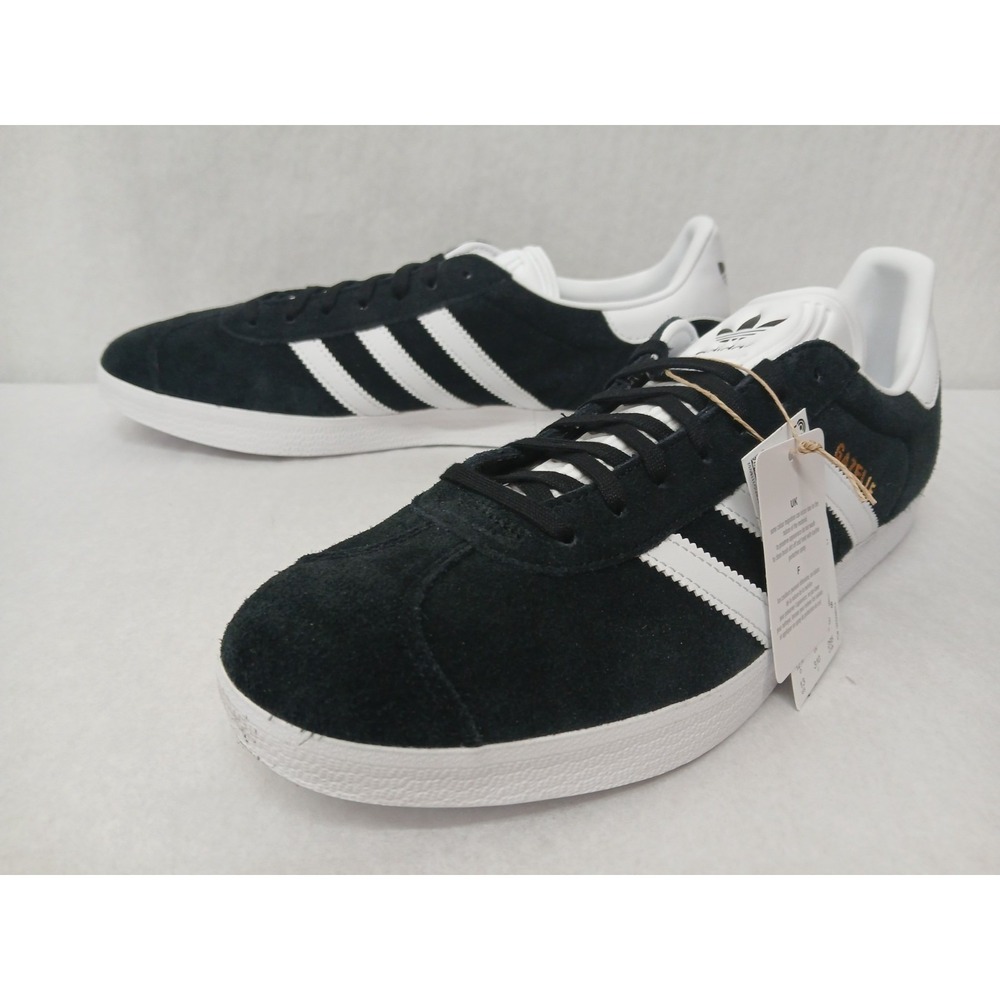 Adidas Originals Men's Gazelle‎ Casual Shoes BB5476 Black White Sz 13 - Picture 3 of 10